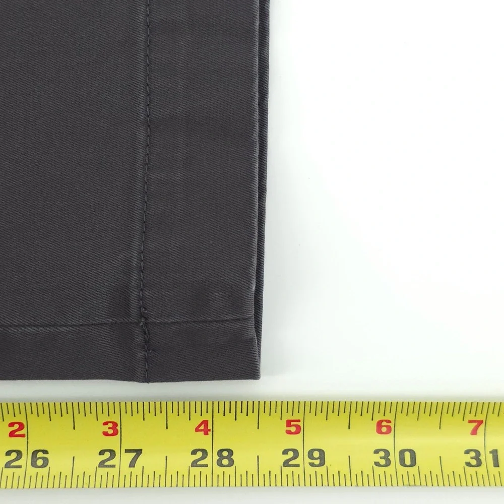 Banana Republic Mens Aiden Chino 32x30 Charcoal‎ Gray Slim Fit Stretch Pants